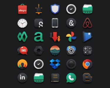 Screenshot Darko Icon Pack Mod APK