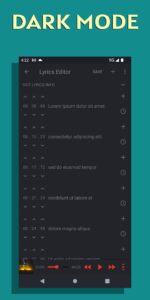 Screenshot Synced Lyrics Editor Mod APK