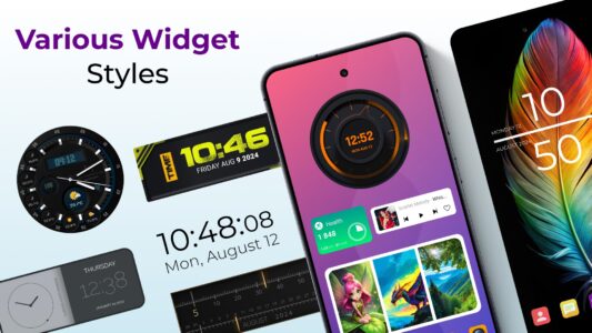 Screenshot Android Clock Widgets Mod APK