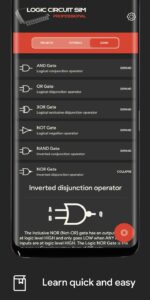 Screenshot Logic Circuit Simulator Pro Mod APK