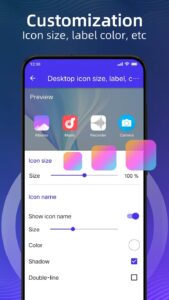 Screenshot Pie Launcher Mod APK