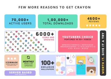 Screenshot Crayon Icon Pack Mod APK