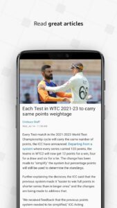 Screenshot Cricbuzz Mod APK