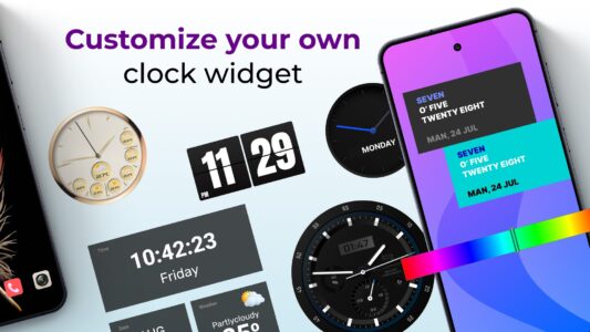 Screenshot Android Clock Widgets Mod APK