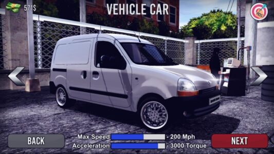 Screenshot Kangoo Drift Simulator Mod APK