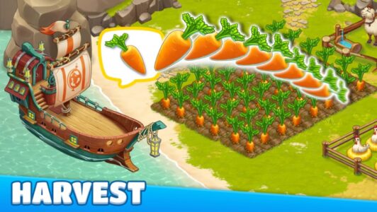 Screenshot Adventure Bay - Paradise Farm Mod APK