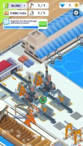 Screenshot Ship Factory Tycoon Mod APK