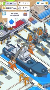 Screenshot Ship Factory Tycoon Mod APK