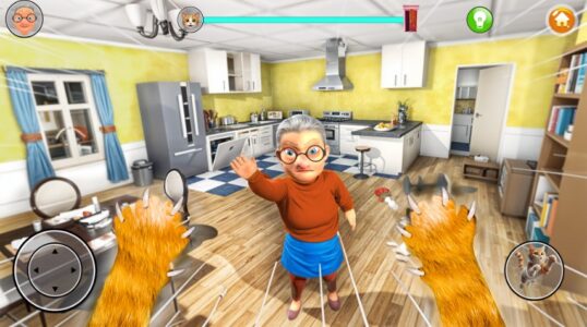 Screenshot Kitty vs Granny - Cat Sim 3D Mod APK