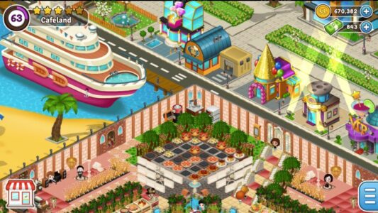 Screenshot Cafeland - World Kitchen Mod APK