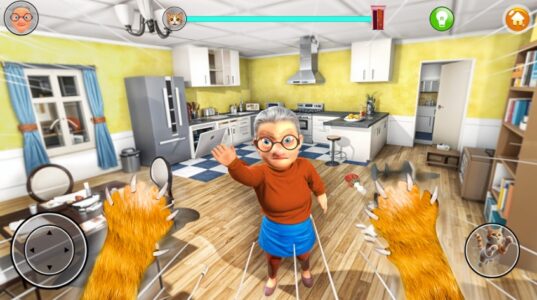 Screenshot Kitty vs Granny - Cat Sim 3D Mod APK