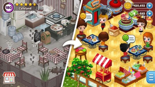 Screenshot Cafeland - World Kitchen Mod APK