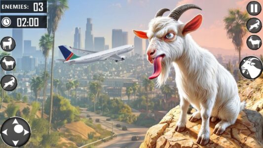 Screenshot Angry Goat Fun City Adventure Mod APK