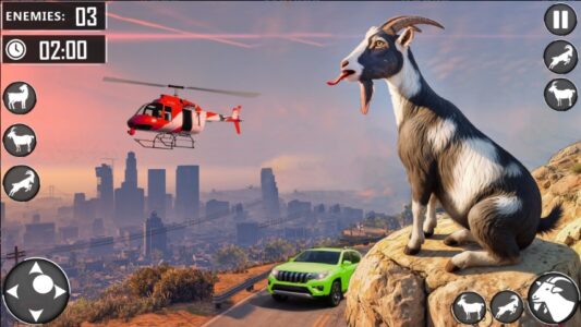 Screenshot Angry Goat Fun City Adventure Mod APK