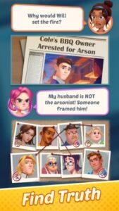 Screenshot Gossip Street: Merge & Story Mod APK