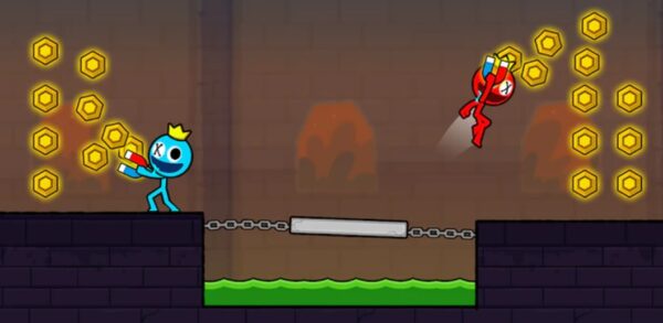 Screenshot Red and Blue Stickman 2 Mod APK