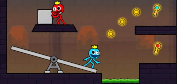 Screenshot Red and Blue Stickman 2 Mod APK