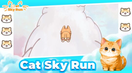 Screenshot Cat Sky Run Mod APK