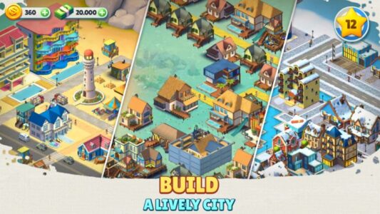 Screenshot Cozy Town: Build Explore Game Mod APK