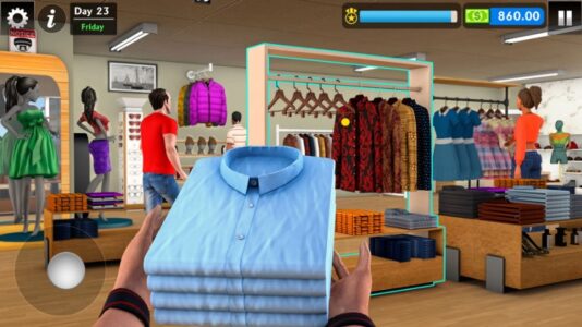 Screenshot Cloth Shop Outlet Simulator Mod APK