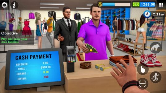 Screenshot Cloth Shop Outlet Simulator Mod APK