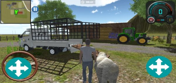 Screenshot Tractor Forest Farm Simulator Mod APK