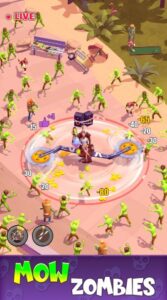 Screenshot Chill & Kill: Zombie Idle Mod APK