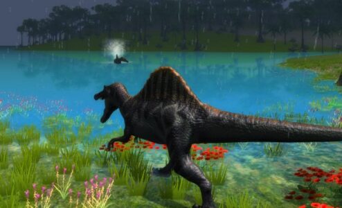 Screenshot Spinosaurus Simulator Mod APK