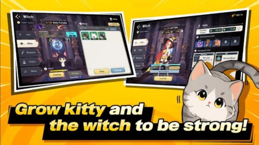 Screenshot Kitty and Witch Mod APK