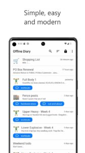 Screenshot Offline Diary Mod APK