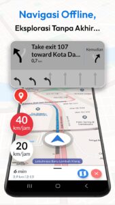 Screenshot Offline Map Navigation Mod APK