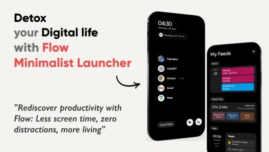 Screenshot Flow Minimalist Launcher Mod APK