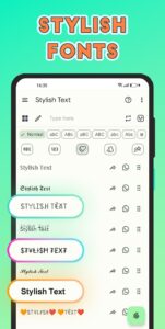 Screenshot Stylish Text Mod APK