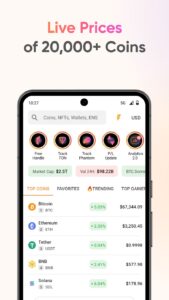 Screenshot Crypto Tracker - Coin Stats Mod APK