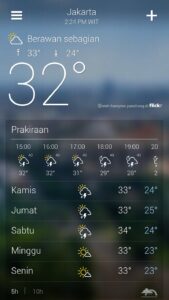 Screenshot Yahoo Weather Mod APK