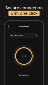 Screenshot Guardilla VPN Mod APK