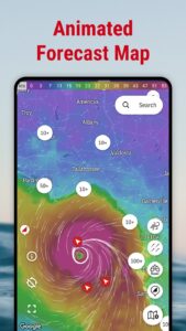 Screenshot Windfinder: Wind & Weather map Mod APK