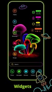 Screenshot Neon Launcher Mod APK