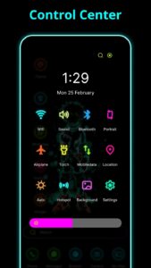 Screenshot Neon Launcher Mod APK