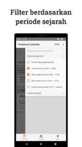 Screenshot Historical Calendar Mod APK