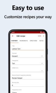 Screenshot Recipe Keeper Mod APK
