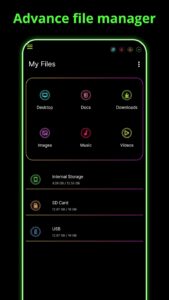 Screenshot Neon Launcher Mod APK