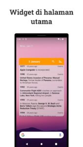 Screenshot Historical Calendar Mod APK