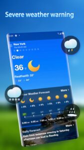 Screenshot Local Weather Alerts - Widget Mod APK