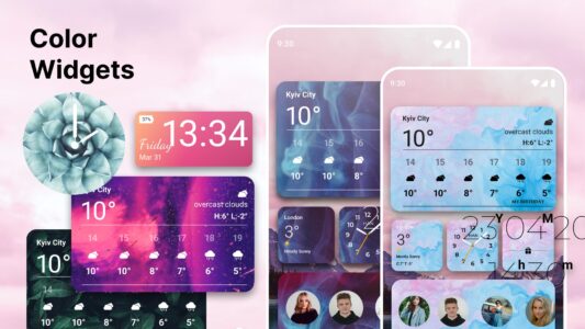 Screenshot Widgets iOS 15 - Color Widgets Mod APK