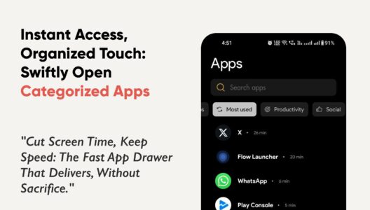 Screenshot Flow Minimalist Launcher Mod APK