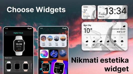 Screenshot Widgets iOS 15 - Color Widgets Mod APK