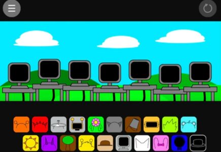 Screenshot sprunki funny computer man Mod APK