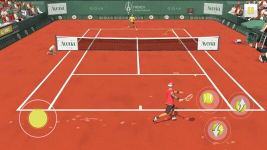 Screenshot Cross Court Tennis 3 Mod APK