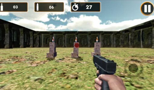 Screenshot Real Bottle Shoot Game 3D Mod APK